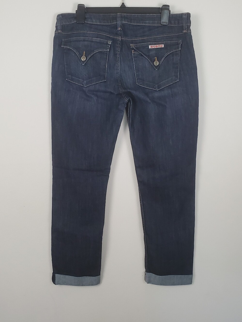 Hudson Womens Straight Cropped Jeans Size 31 Bacara Denim - Picture 10 of 13